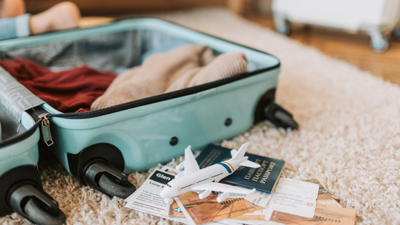 last minute packing for holiday